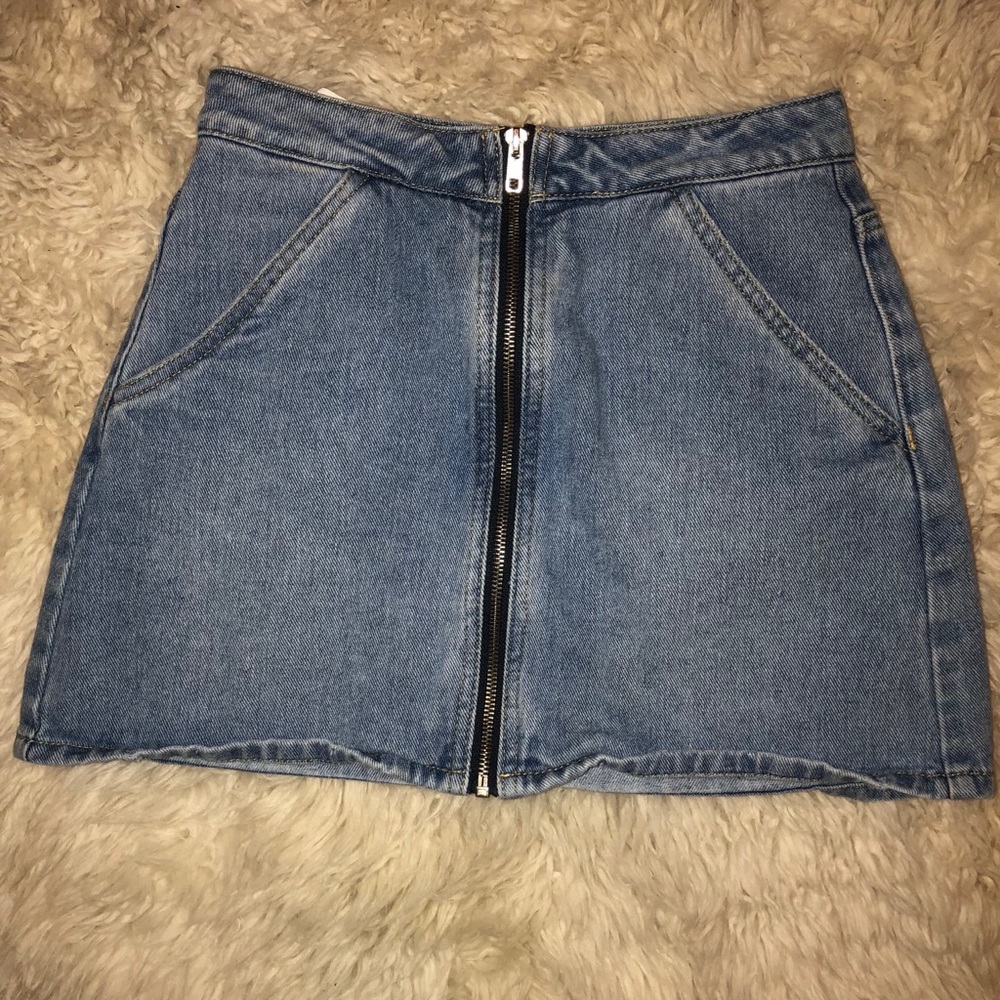 Kendall + Kylie Denim Skirt